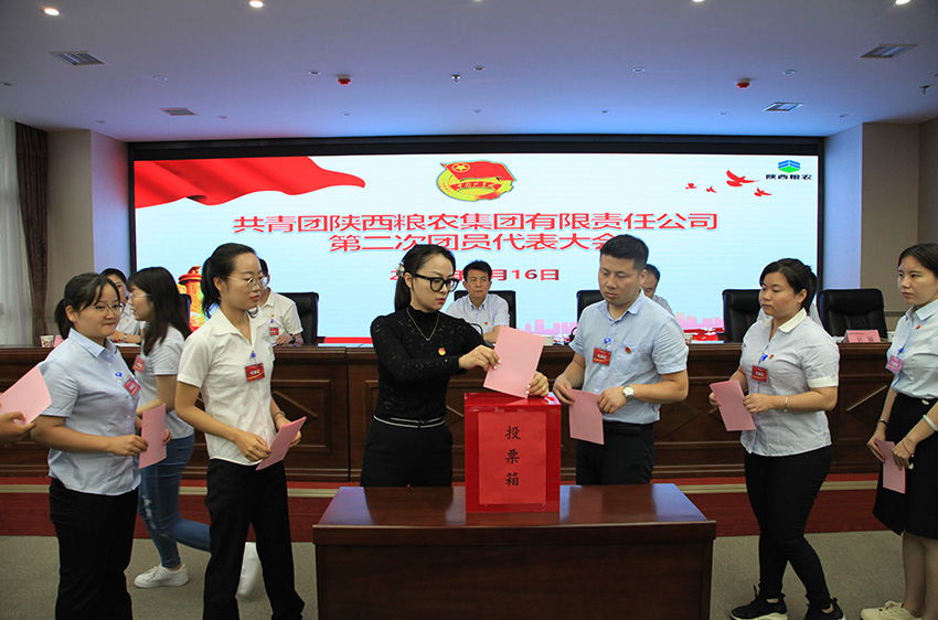 共青團(tuán)陜西糧農(nóng)集團(tuán)有限責(zé)任公司第二次代表大會(huì)勝利召開