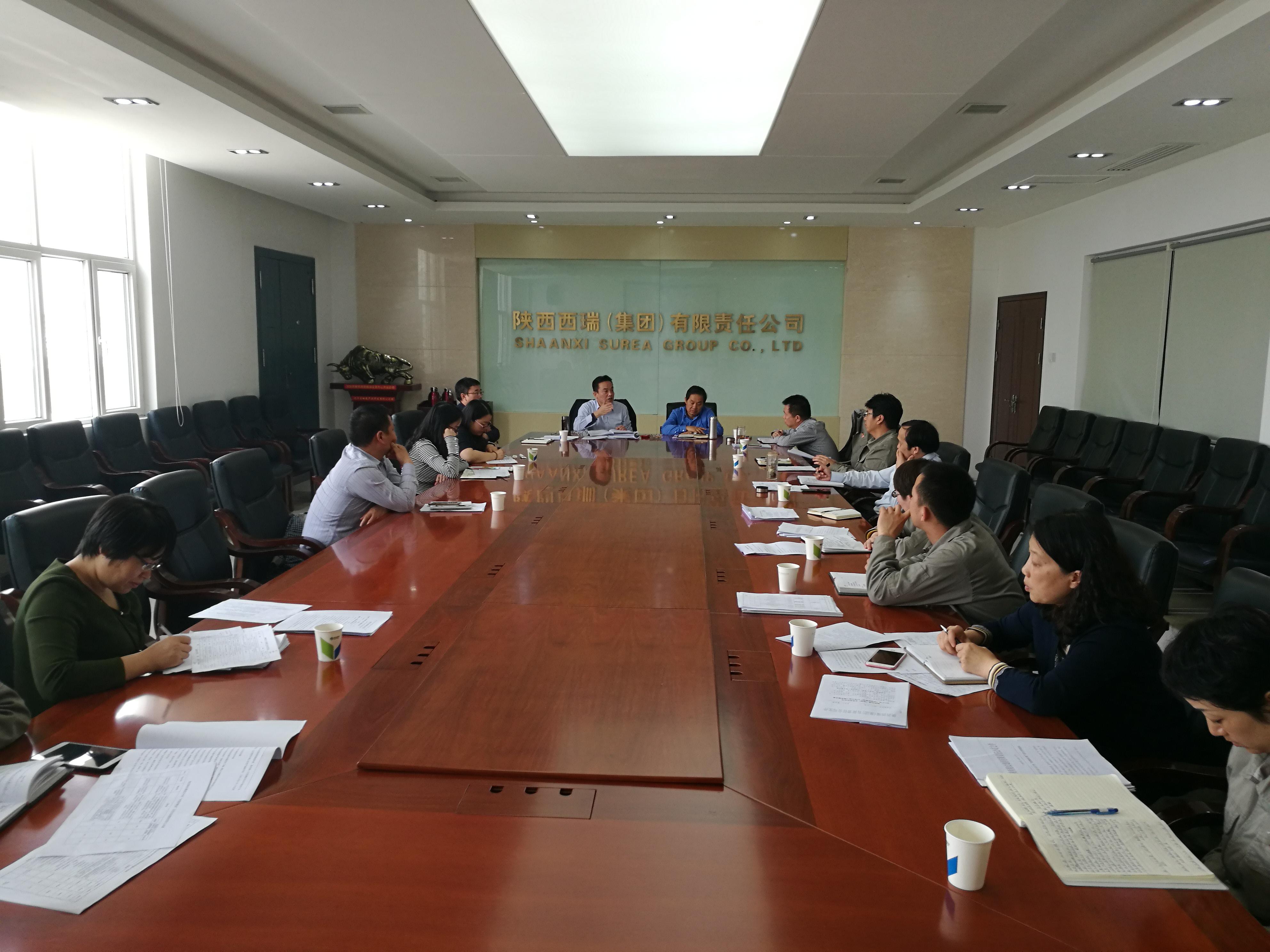 陜西糧農(nóng)集團潘智炎副總經(jīng)理到西瑞集團調(diào)研指導(dǎo)“中國好糧油”項目建設(shè)