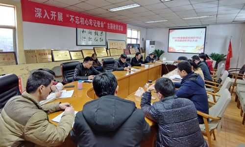 油脂集團(tuán)開展2019年度基層黨組織書記抓黨建工作述職評議大會